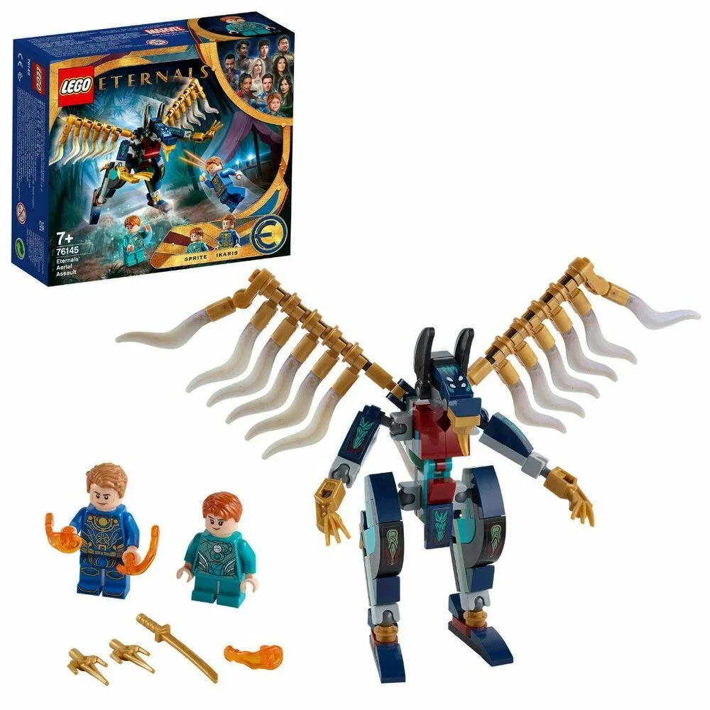 Lego Marvel Eternals Aerial Assault Building Toy 133 Pieces 76145